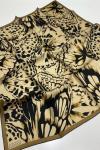 Armine 2024 Kış Sezonu Twill İpek Eşarp Sura Gold Siyah