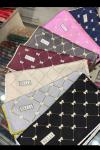Belli Nostalji Twill İpek Eşarp Bordo-32
