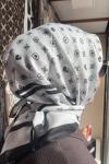 Pierre Cardin Desen Soft Eşarp Beyaz Siyah