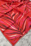 Silk Home Twill İpek Eşarp Siyah Kırmızı