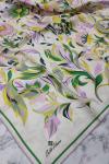 Silk Home Twill İpek Eşarp Yaprak Yeşili