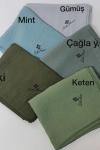 Silk Home Cazz Şal Keten Yeşili