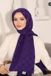 Siyane Scarf Dama Şal Morcivert