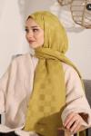 Siyane Scarf Dama Şal Yağ Yeşili